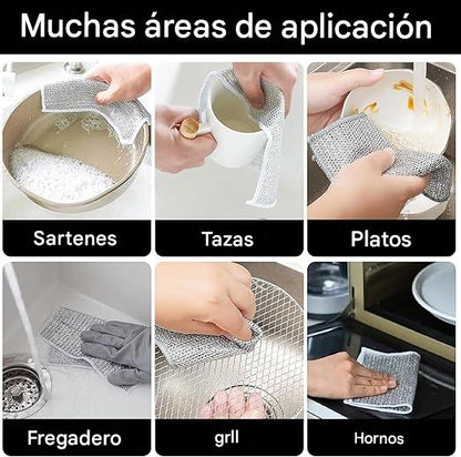 Set de 5 Paños Anti Rayones – Reutilizables y resistentes