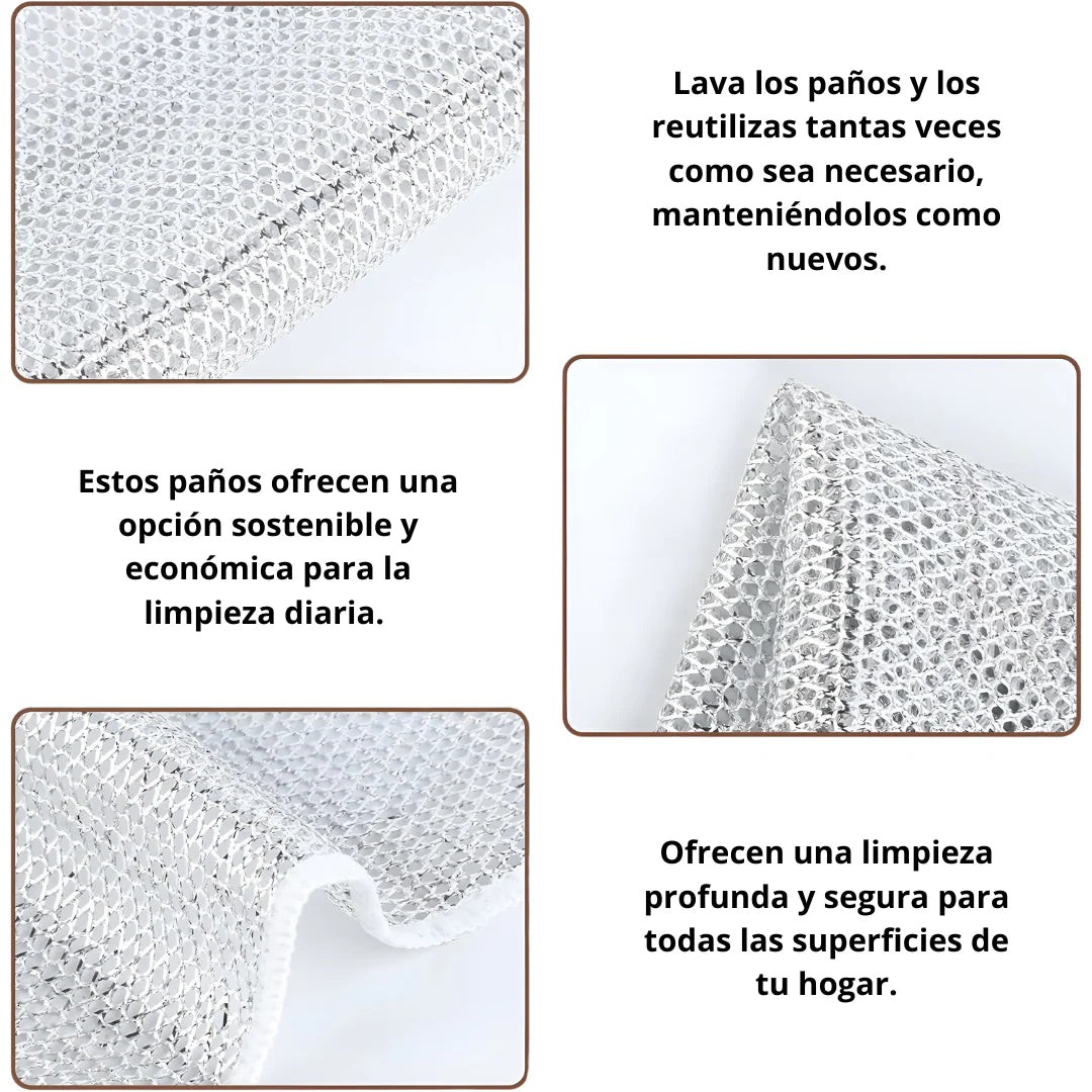 Set de 5 Paños Anti Rayones – Reutilizables y resistentes