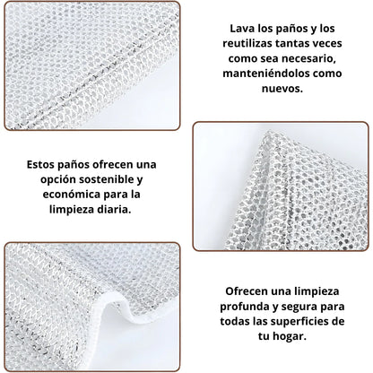 Set de 5 Paños Anti Rayones – Reutilizables y resistentes